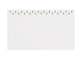 23 Hooks White Necklace Display Easel Stand