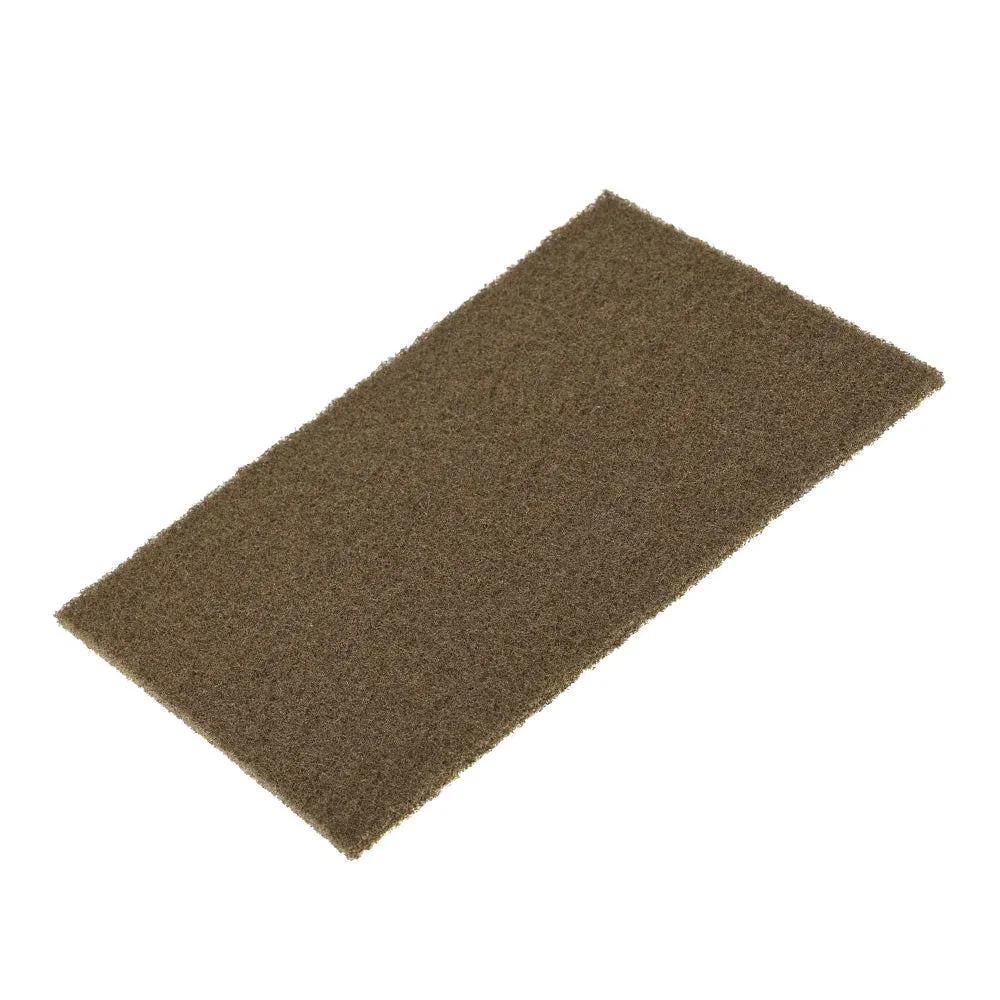 3M 7440 Scotch Brite Heavy Duty Tan Hand Pad 150mm x 230mm x 3 Pack