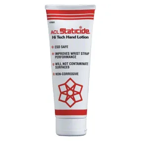 ACL Staticide 7001 Staticide Hi Tech Hand Lotion, 8 oz tube; 24 units per case