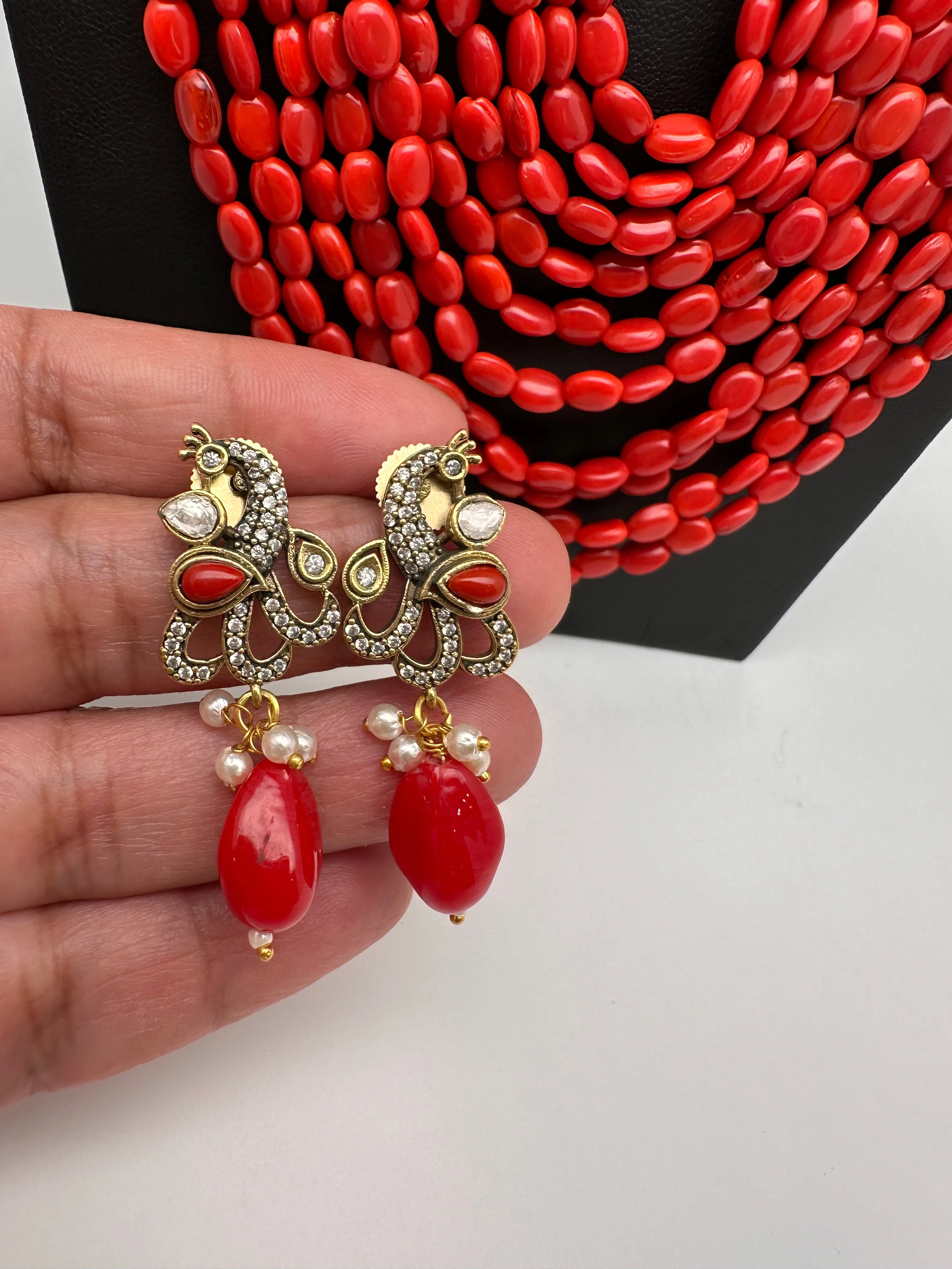 AD Color Multi Layer Beads Necklace