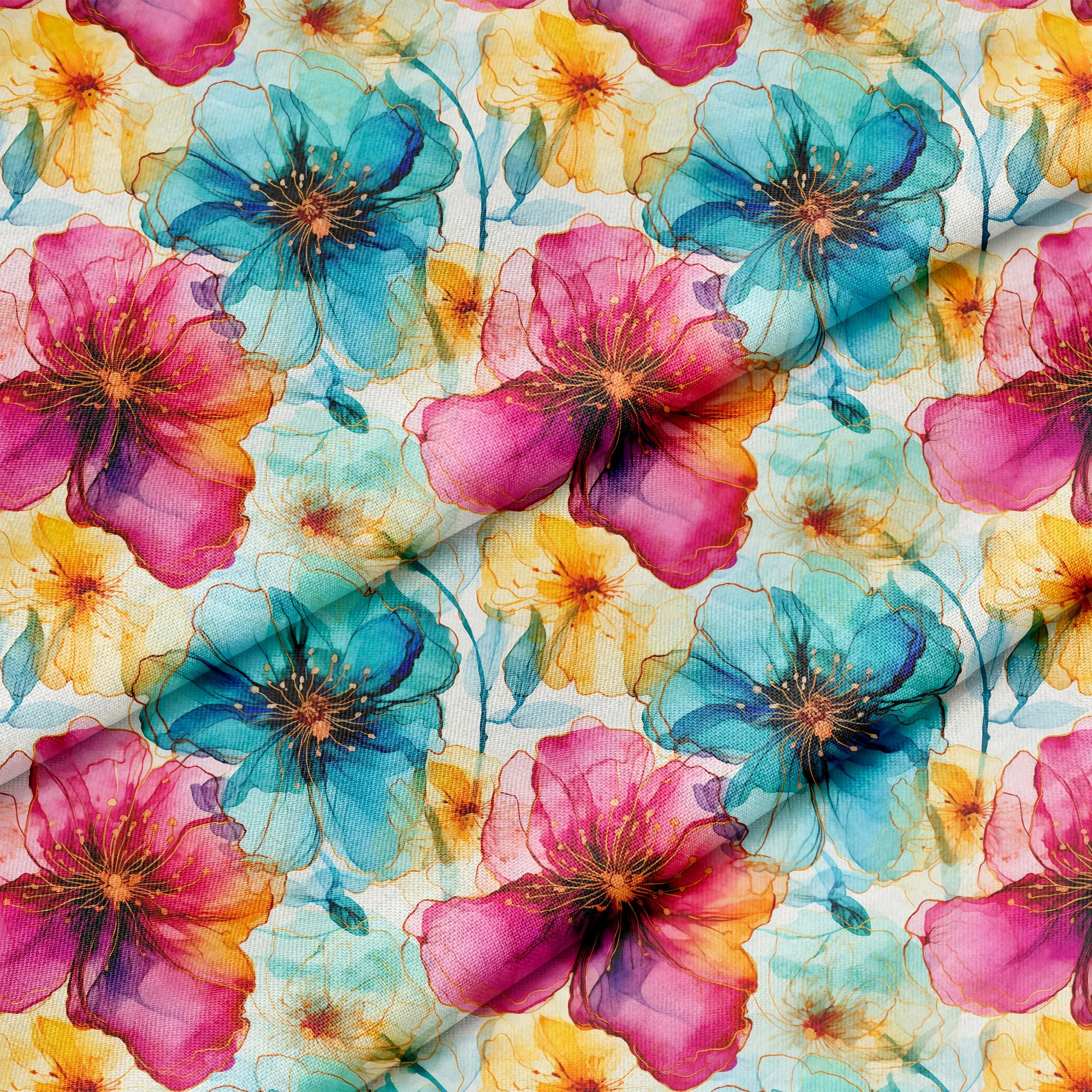 Blooming Dreams – 100% Quilting Cotton Fabric by the Yard