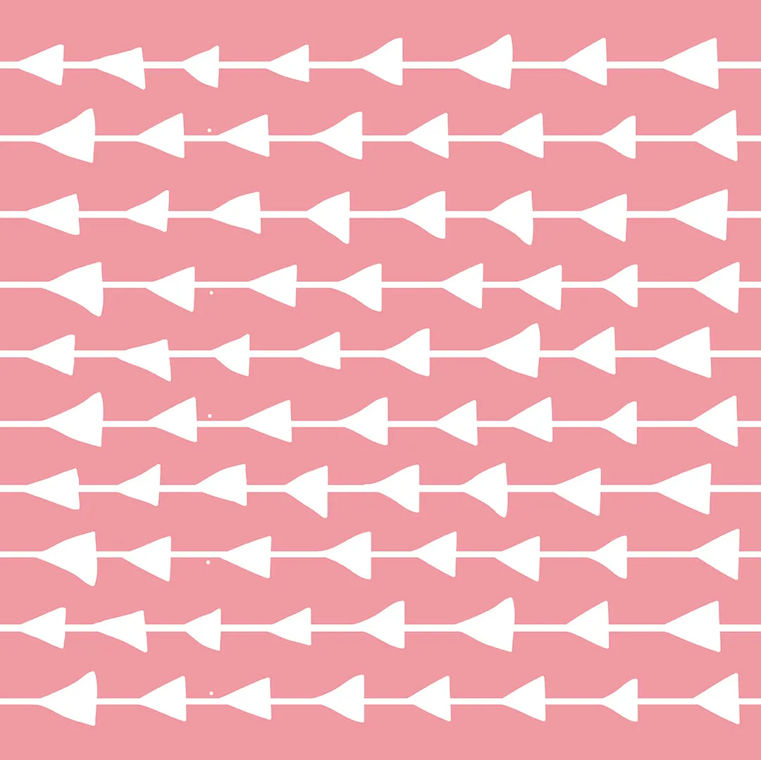 Boho Arrows Salmon – 100% Quilting Cotton Fabric by the Yard