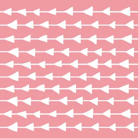 Boho Arrows Salmon – 100% Quilting Cotton Fabric by the Yard