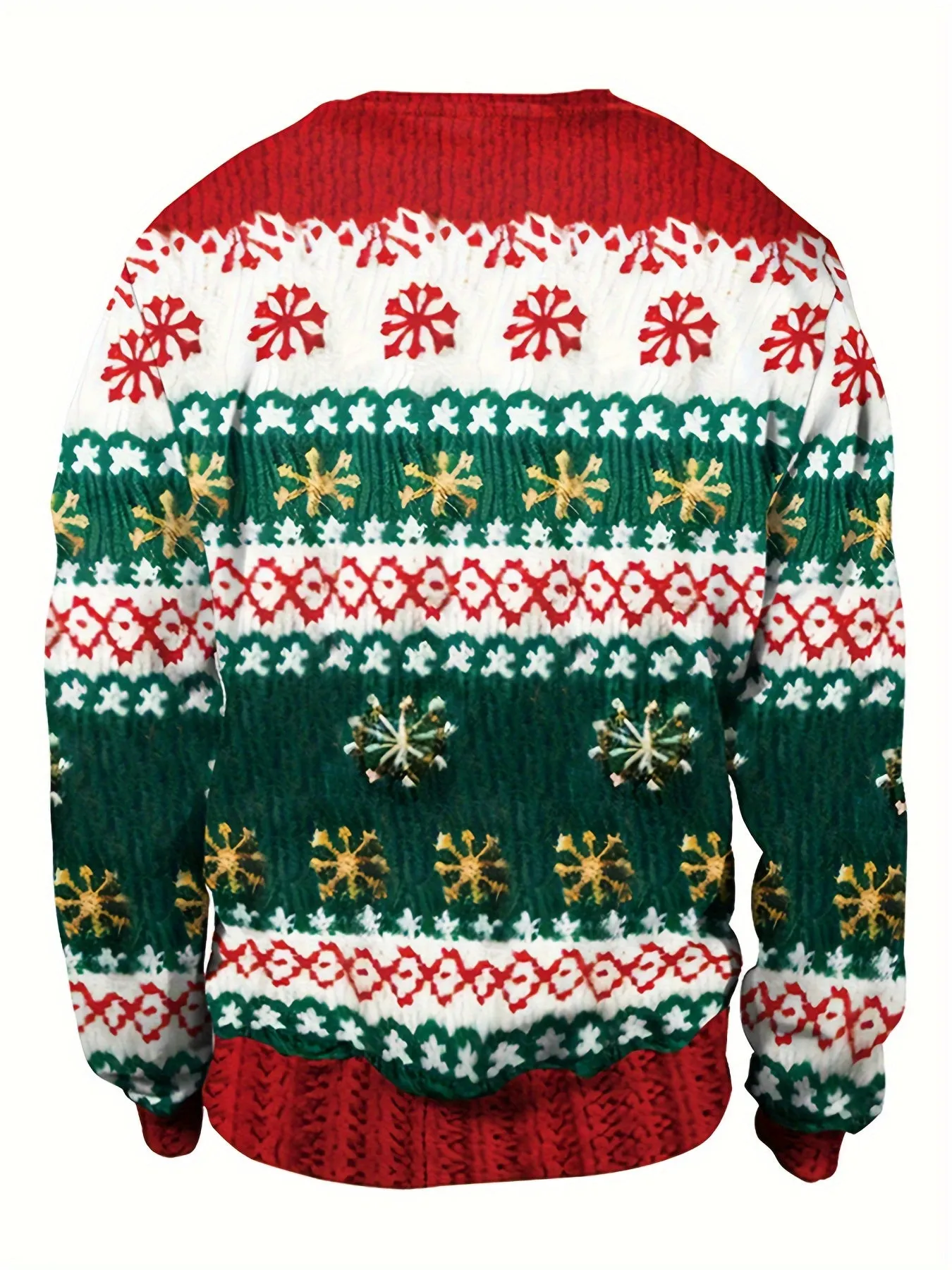 Christmas Snowman 3D Digital Print Allover Pattern Sweatshirt, Casual Long Sleeve Crew Neck Sweatshirt For Fall & Winter, Women's Clothing