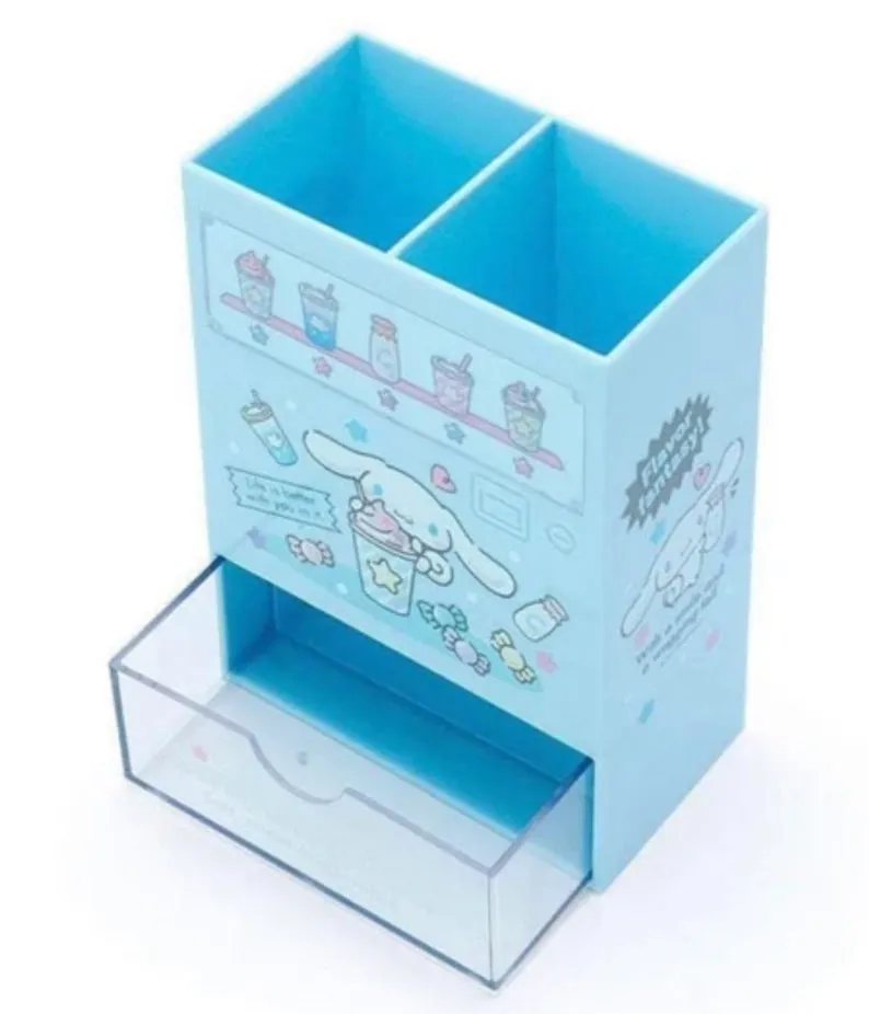 Cinnamoroll Pen Storage With Drawer Pencil Stand , Desktop Storage Japan