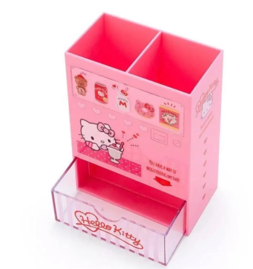 Cinnamoroll Pen Storage With Drawer Pencil Stand , Desktop Storage Japan