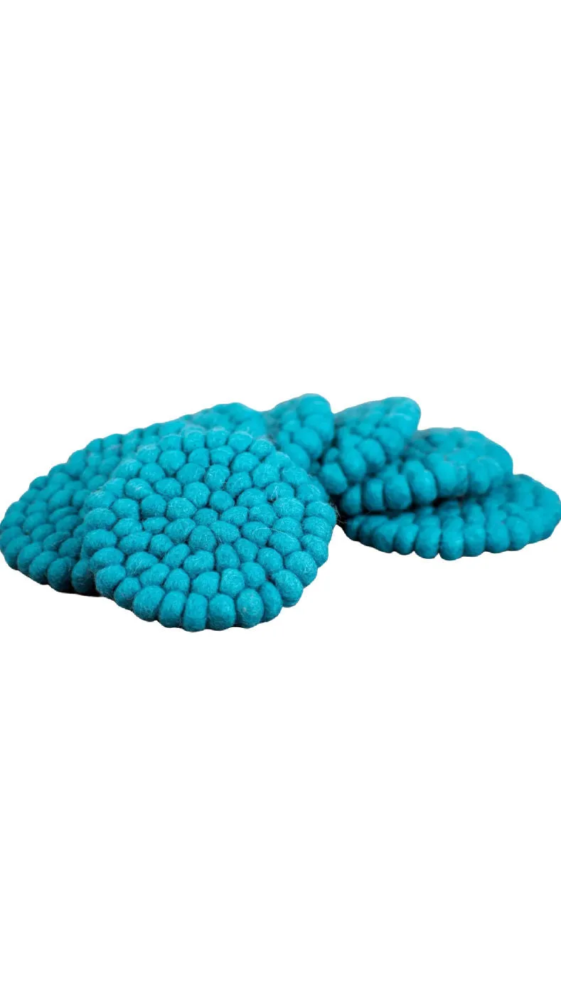 Felted Wool Coasters