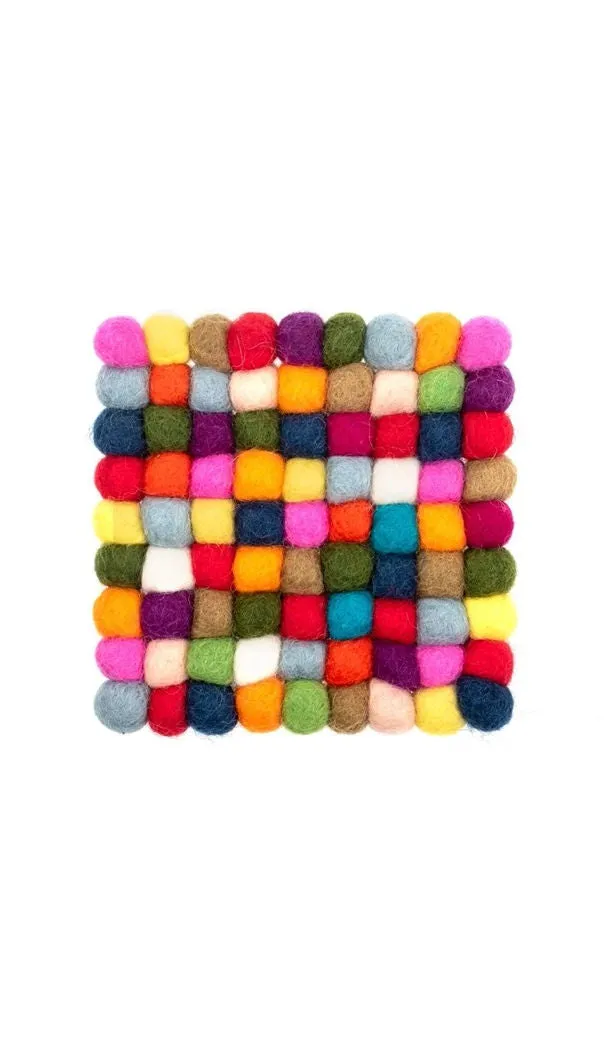 Felted Wool Coasters