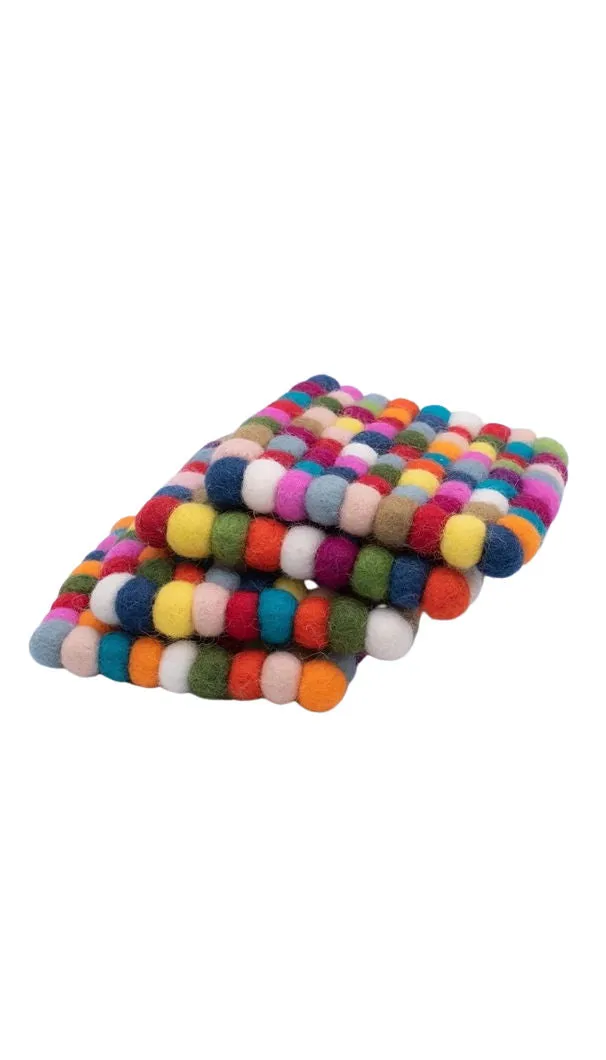 Felted Wool Coasters