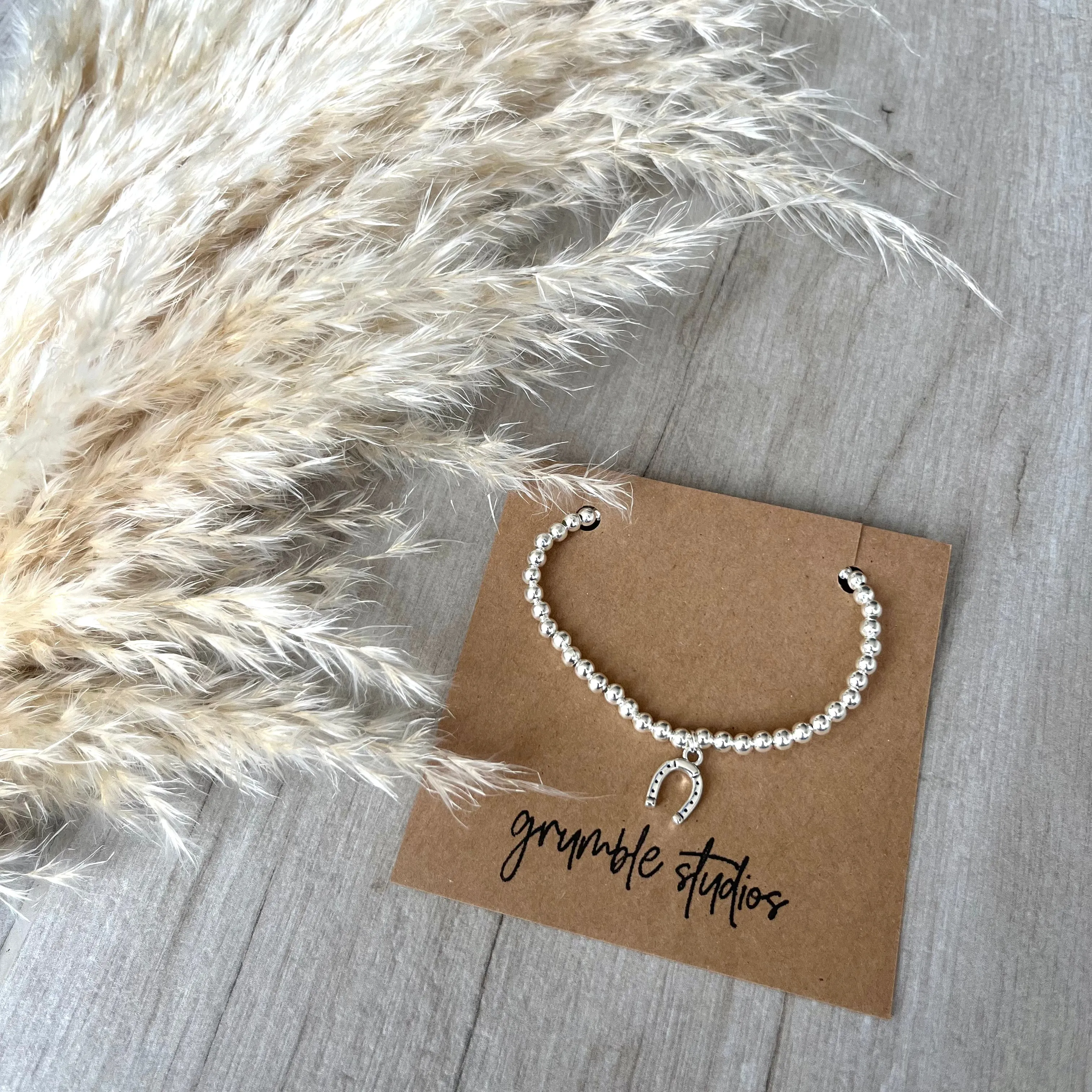 Horse Shoe Bead Bracelet