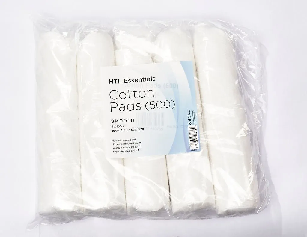 HTL Essentials Cotton Pads 500pk