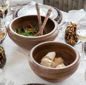 Juliska Wooden Serving Bowl