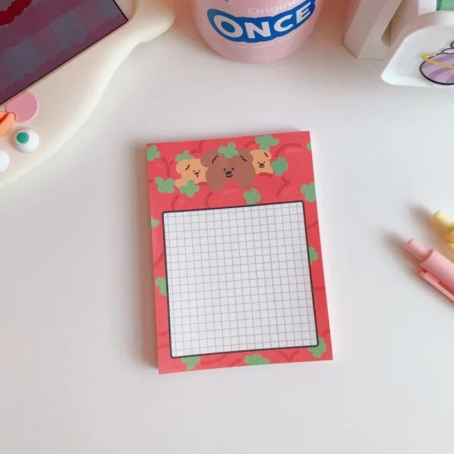 Kawaii Bear Memo Pads