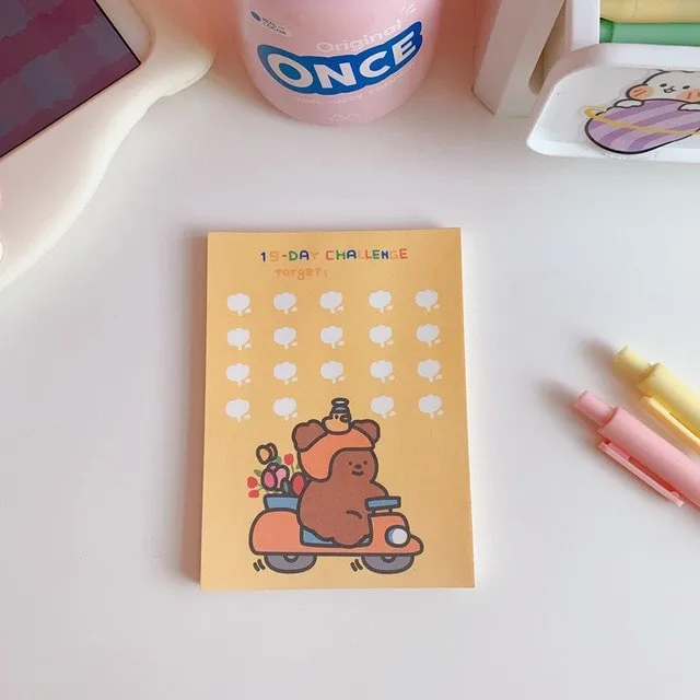 Kawaii Bear Memo Pads