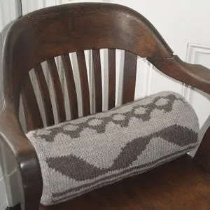 Navajo Knitted Cushion Knitting Pattern