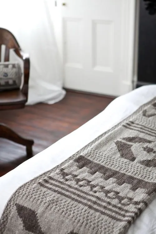 Navajo Throw Knitting Pattern