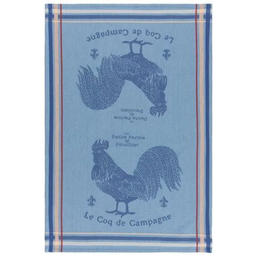 Rooster Francaise Jacquard Towel