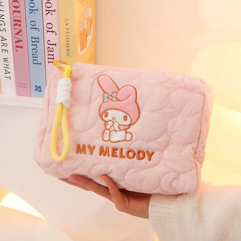 Sanrio My Melody&Hello Kitty Wristlet Cosmetic Bag