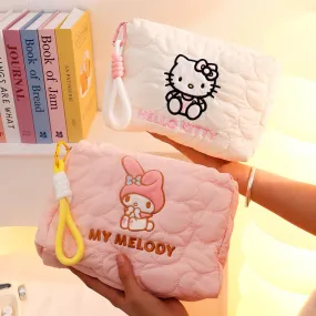 Sanrio My Melody&Hello Kitty Wristlet Cosmetic Bag