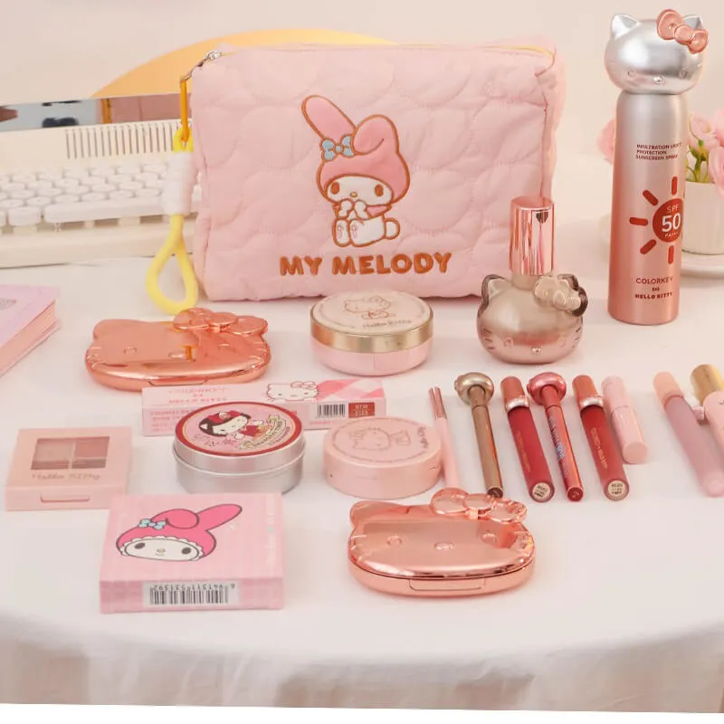 Sanrio My Melody&Hello Kitty Wristlet Cosmetic Bag